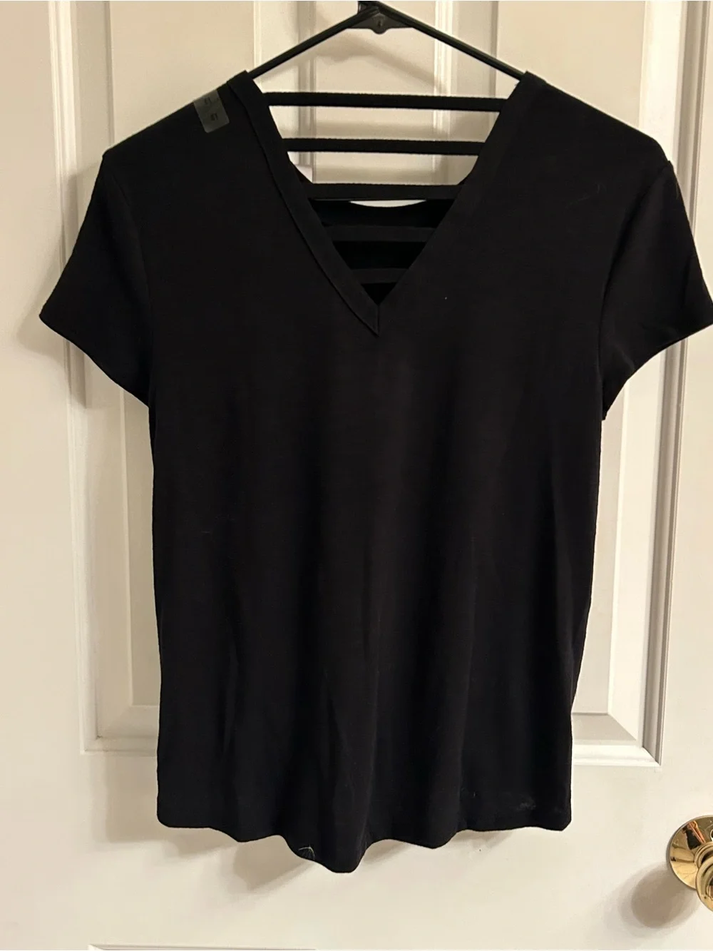 NWT-Girls Justice Black Short-Sleeve Soccer Graphic Tie-Front Tee